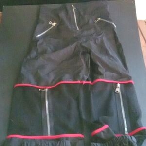 Gothic fishnet pants